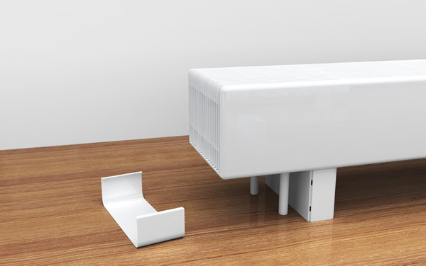 迷你美藝Ⅱ（暗裝）板凳型銅管對流散熱器